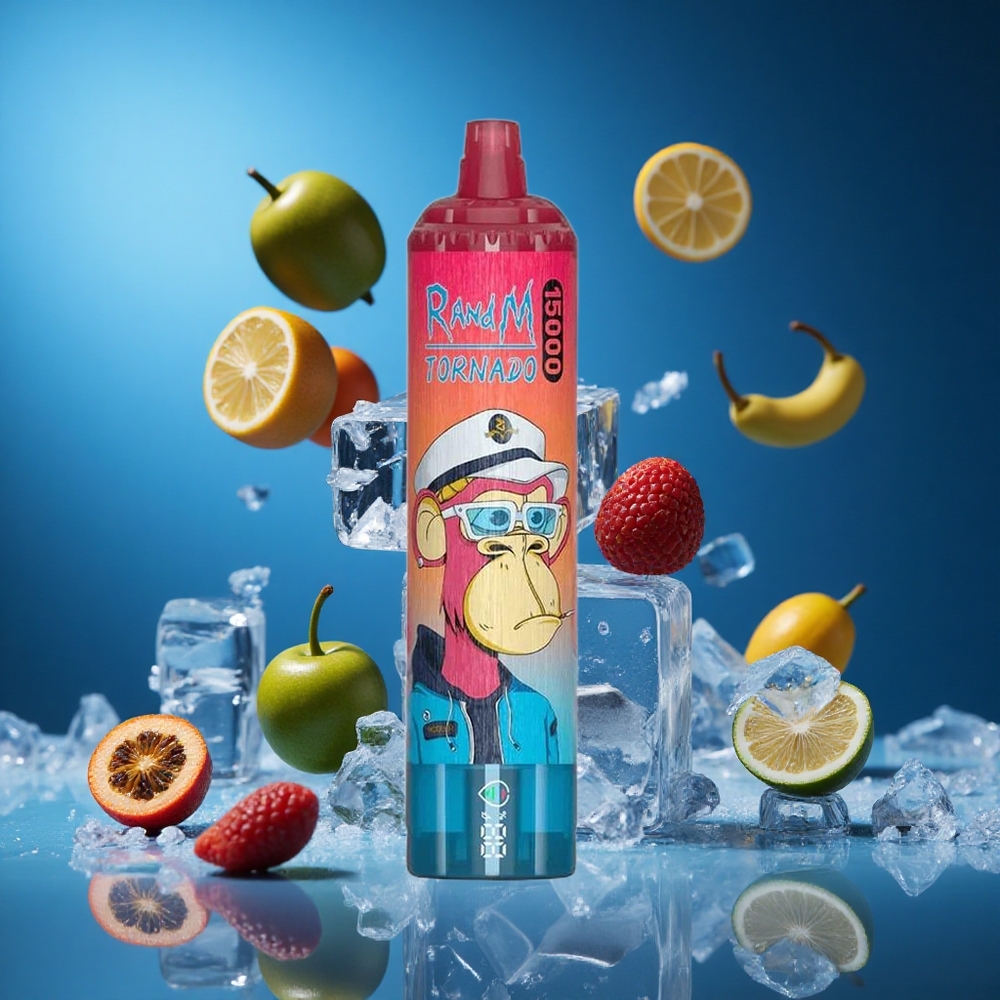 RandM Fumot Tornado 15000 Puffs Lush Ice (Bogata Ledena Smetana) 25ml Slovenija vapes