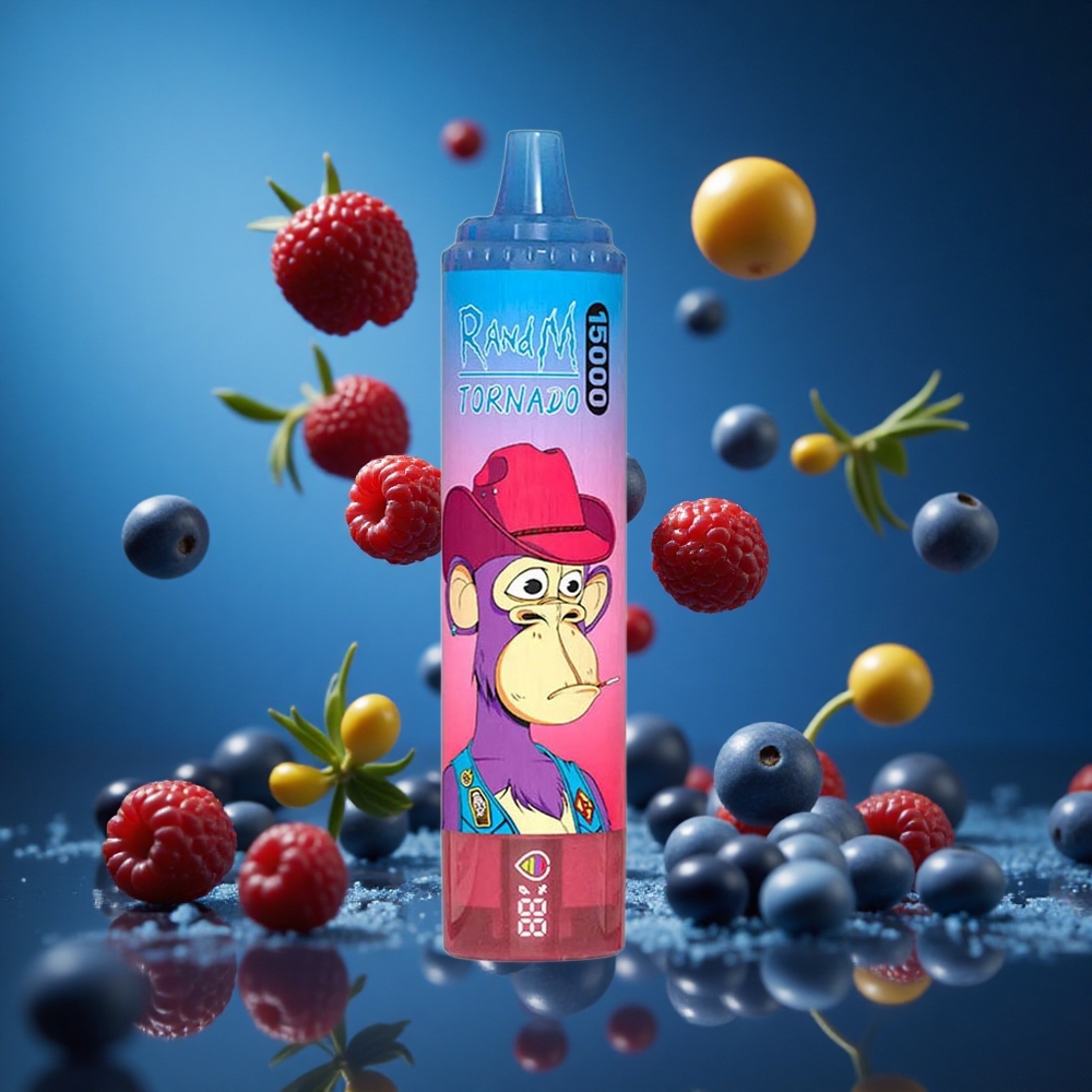 RandM Fumot Tornado 15000 Puffs Mešane jagode 25ml Slovenija vapes