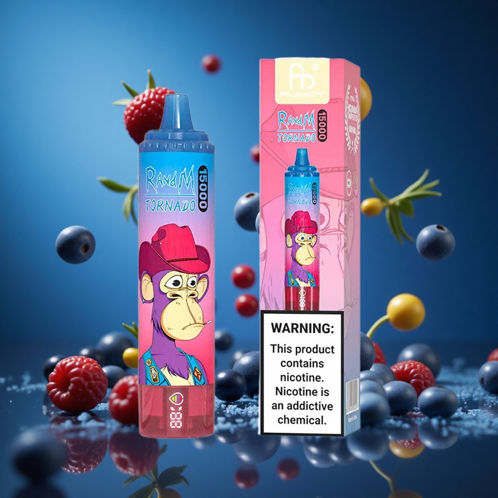 RandM Fumot Tornado 15000 Puffs Mešane jagode 25ml Slovenija vapes