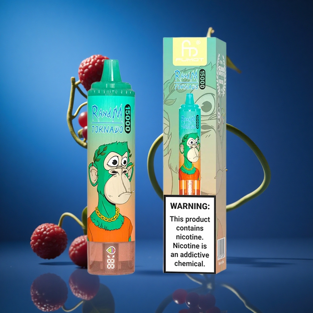 RandM Fumot Tornado 15000 Puffs Trojne Jagode Mesh Coil Slovenija vapes
