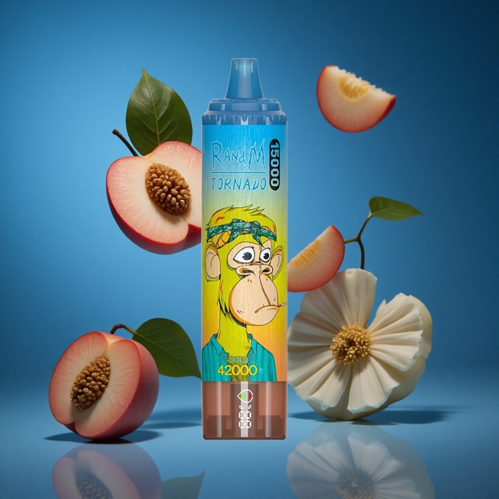 RandM Fumot Tornado 15000 Puffs Za enkratno uporabo Vape Breskeva Mango 25ml Slovenija vapes