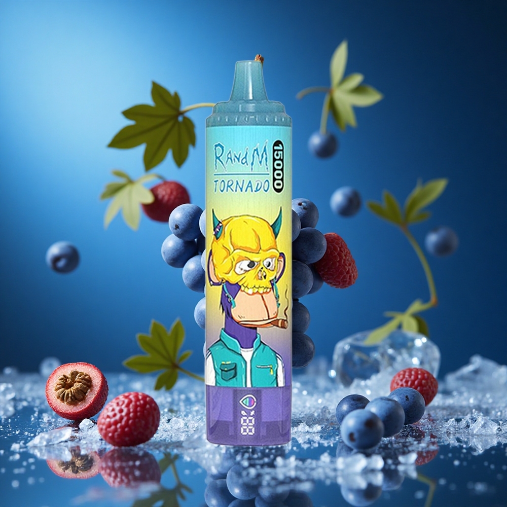 RandM Fumot Tornado 15000 Puffs Za enkratno uporabo Vape Grozdni Led Slovenija vapes