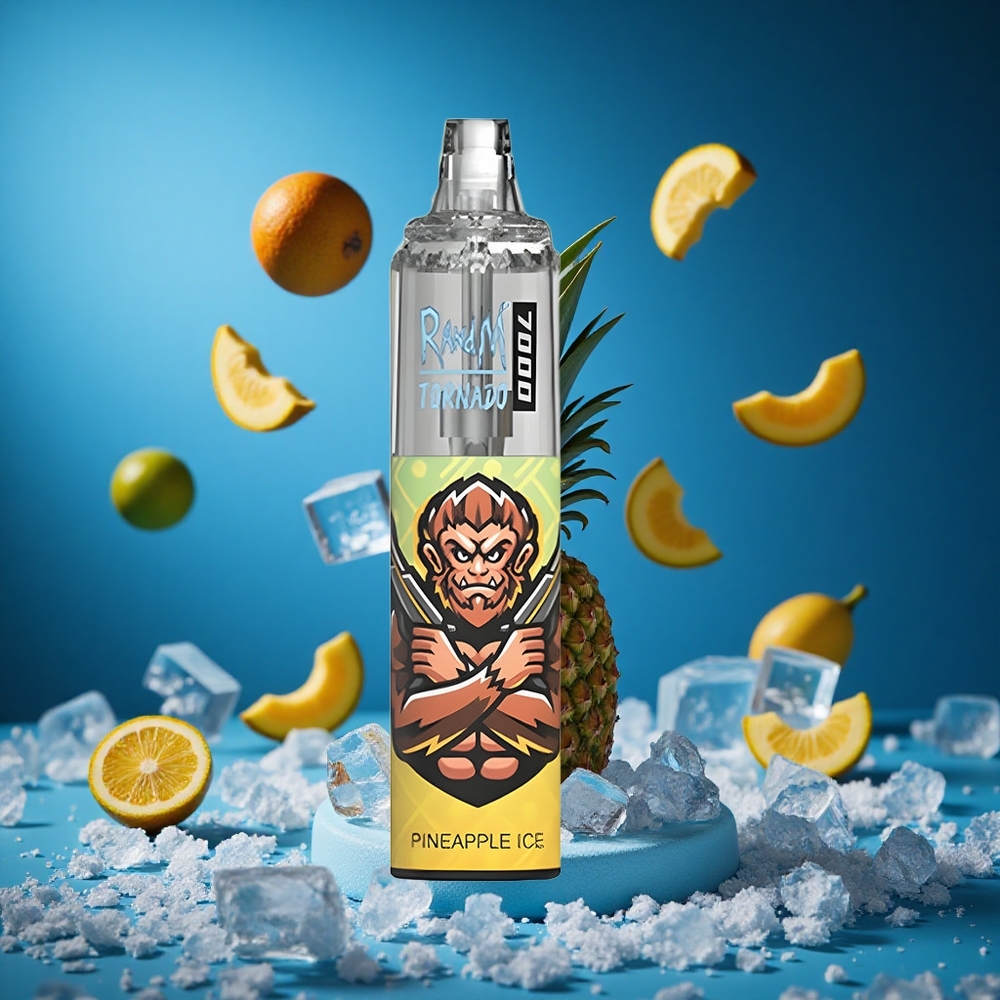 RandM Fumot Tornado 7000 Puffs Ananas Led Kombinacija Slovenija vapes