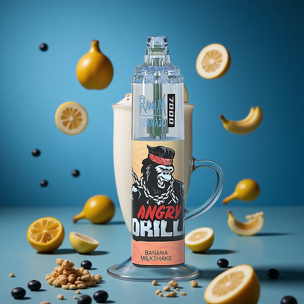 RandM Fumot Tornado 7000 Puffs Bananina Mlečna Krema Slovenija vapes