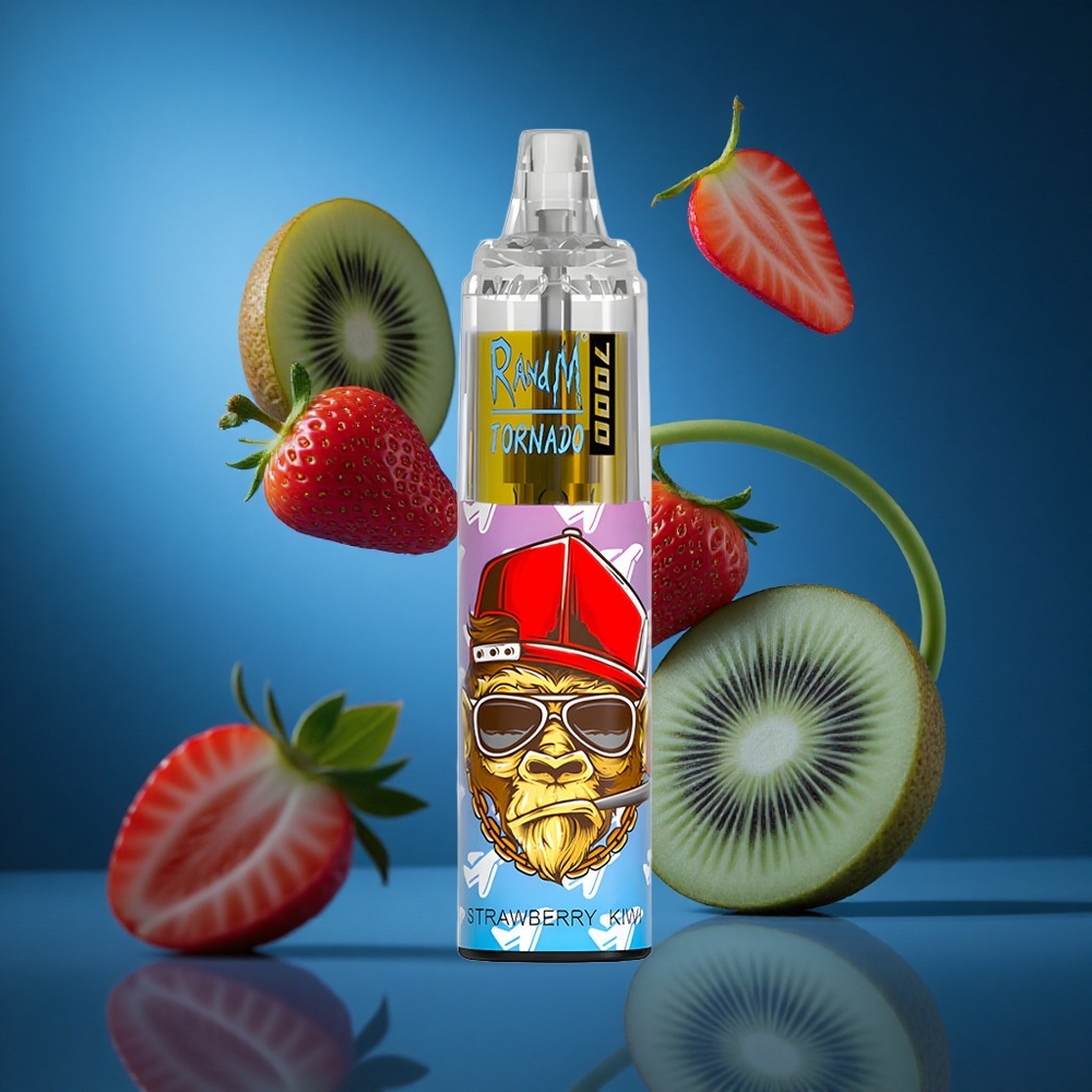 RandM Fumot Tornado 7000 Puffs Jagoda-Kivi 14 ML E-tekočina Slovenija vapes