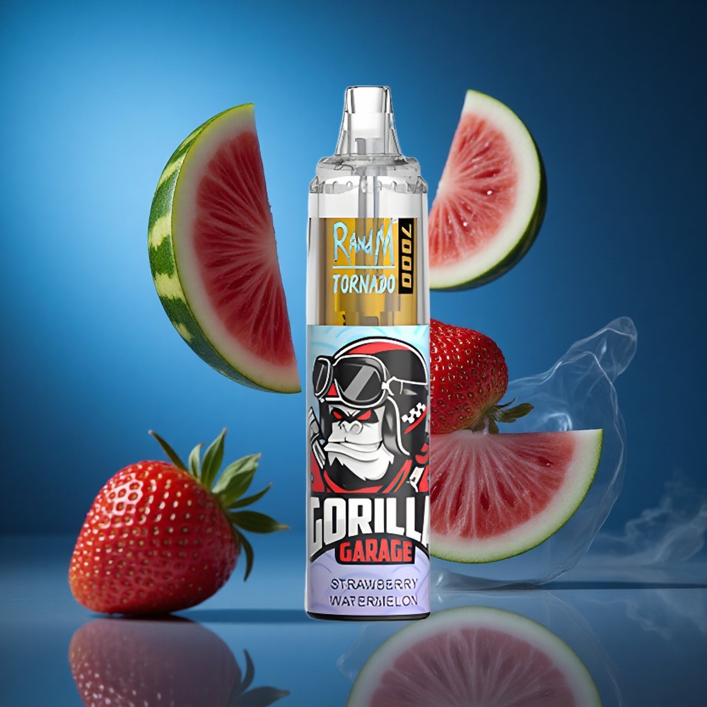 RandM Fumot Tornado 7000 Puffs Jagoda Lubenica 14 ML E-tekočina Slovenija vapes