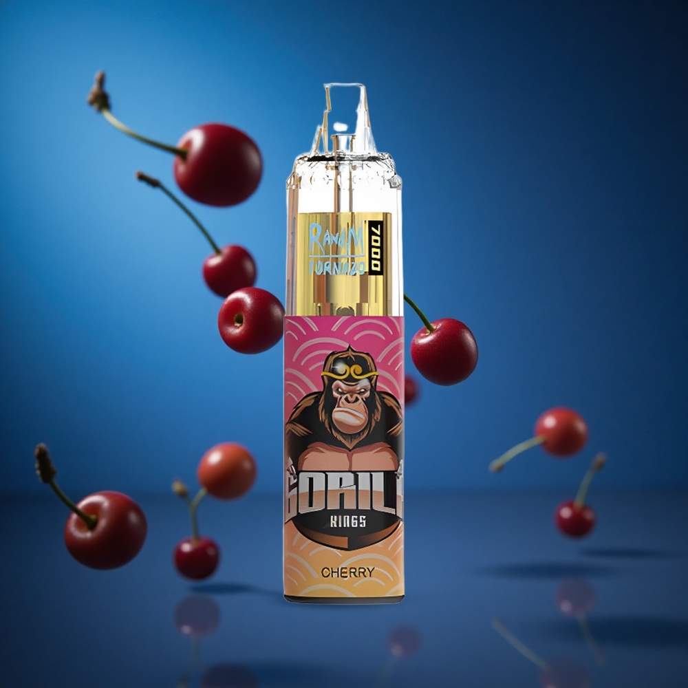 RandM Fumot Tornado 7000 Puffs Češnja 14 ML E-tekočina Air-Adjustable Slovenija vapes
