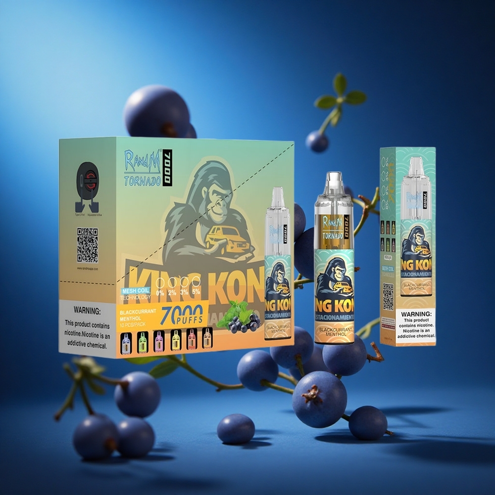 RandM Fumot Tornado 7000 Puffs Črni ribez Metulj Slovenija vapes
