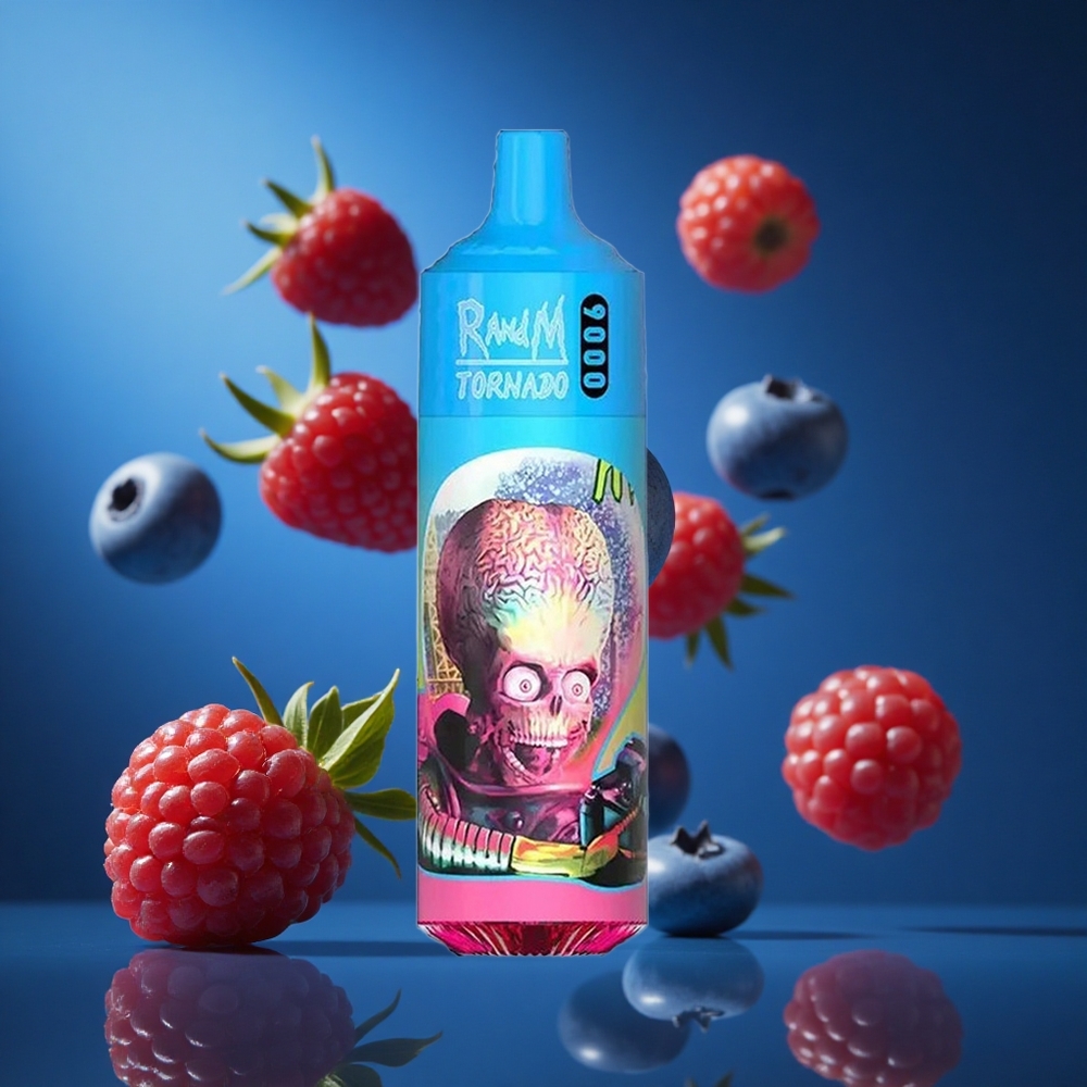 RandM Fumot Tornado 9000 Puffs Borovnica-Kisla Malina 18 mL Slovenija vapes