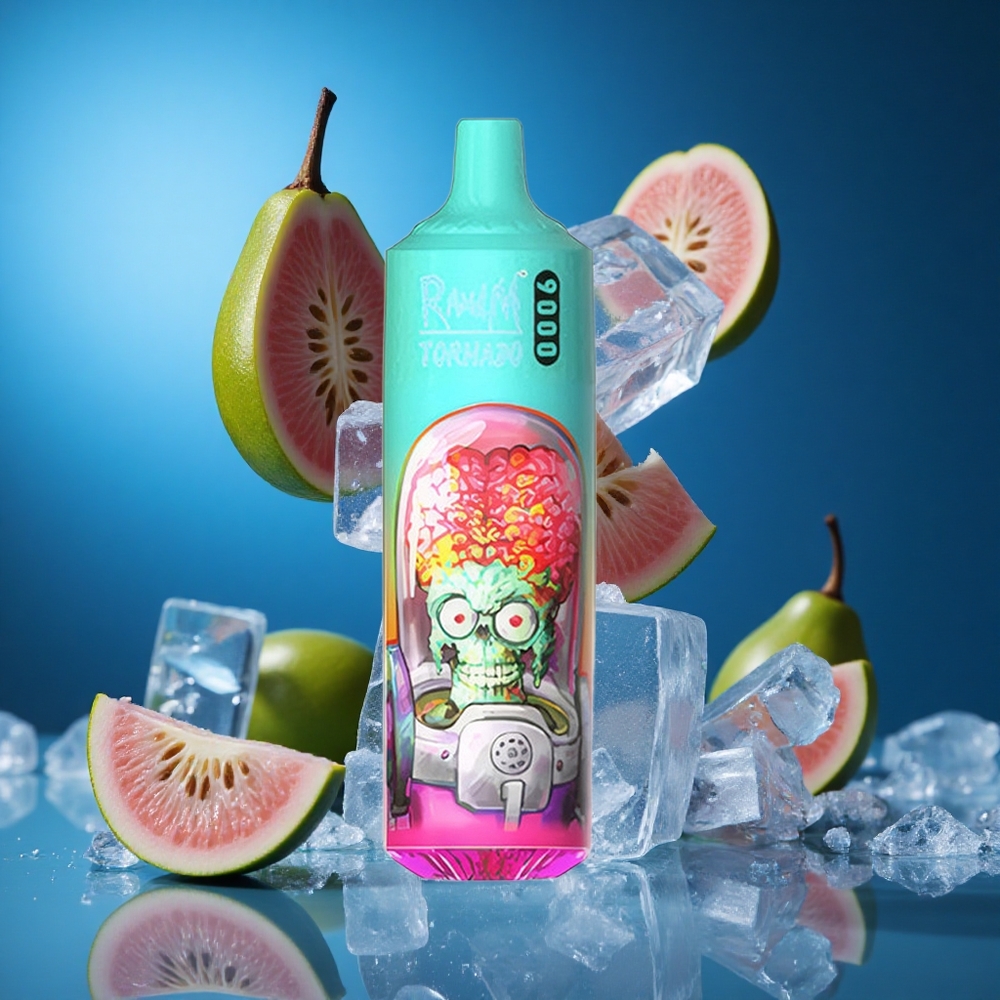RandM Fumot Tornado 9000 Puffs Guava Ledena Kombinacija 18 mL Slovenija vapes