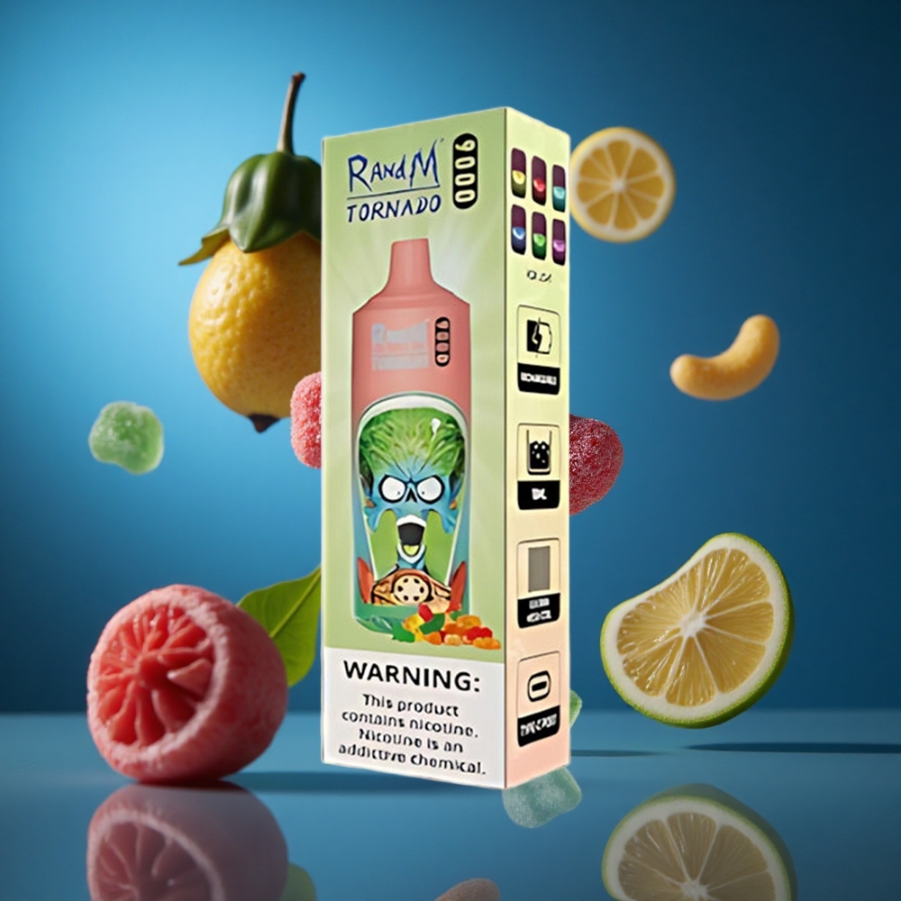 RandM Fumot Tornado 9000 Puffs Gumi Medved Kombinacija Okusov Slovenija vapes