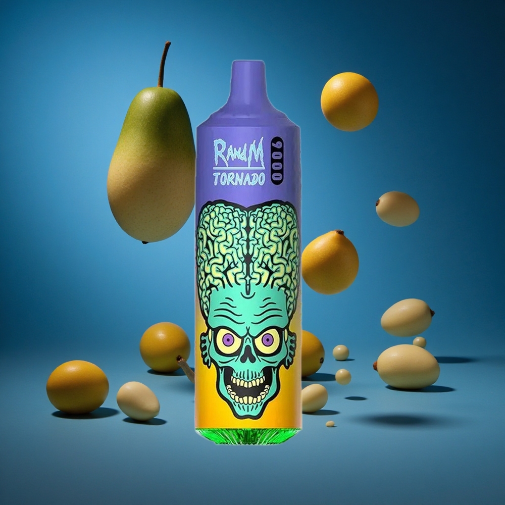RandM Fumot Tornado 9000 Puffs Za enkratno uporabo Vape Mango (Mango) Mesh Coil Slovenija vapes