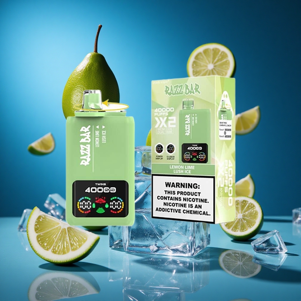Razz Bar 40000 Puffs Za enkratno uporabo Vape Limona Limeta_Sladki Led Slovenija vapes