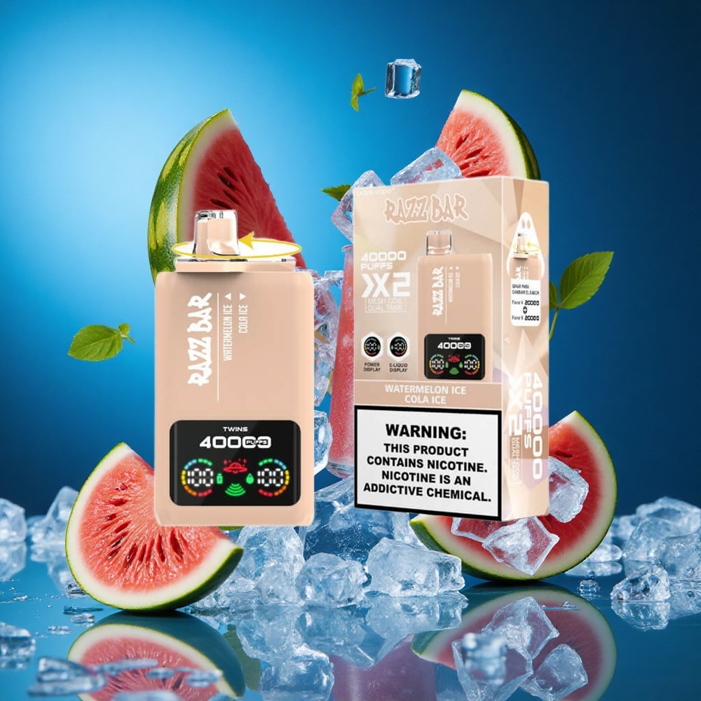 Razz Bar 40000 Puffs Za enkratno uporabo Vape Lubenica Led_Kola Led Slovenija vapes