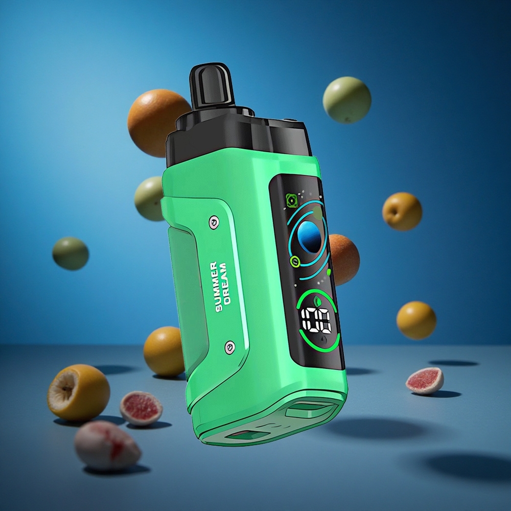 Razz Bar 45000 Puffs Za enkratno uporabo Vape Poletne Sanje Nastavljiv Pretok Zraka Slovenija vapes