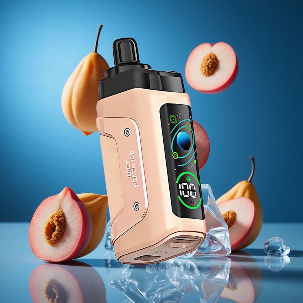 Razz Bar 45000 Puffs Za enkratno uporabo Vape Sočna Breskev Led Nastavljiv Pretok Zraka Slovenija vapes