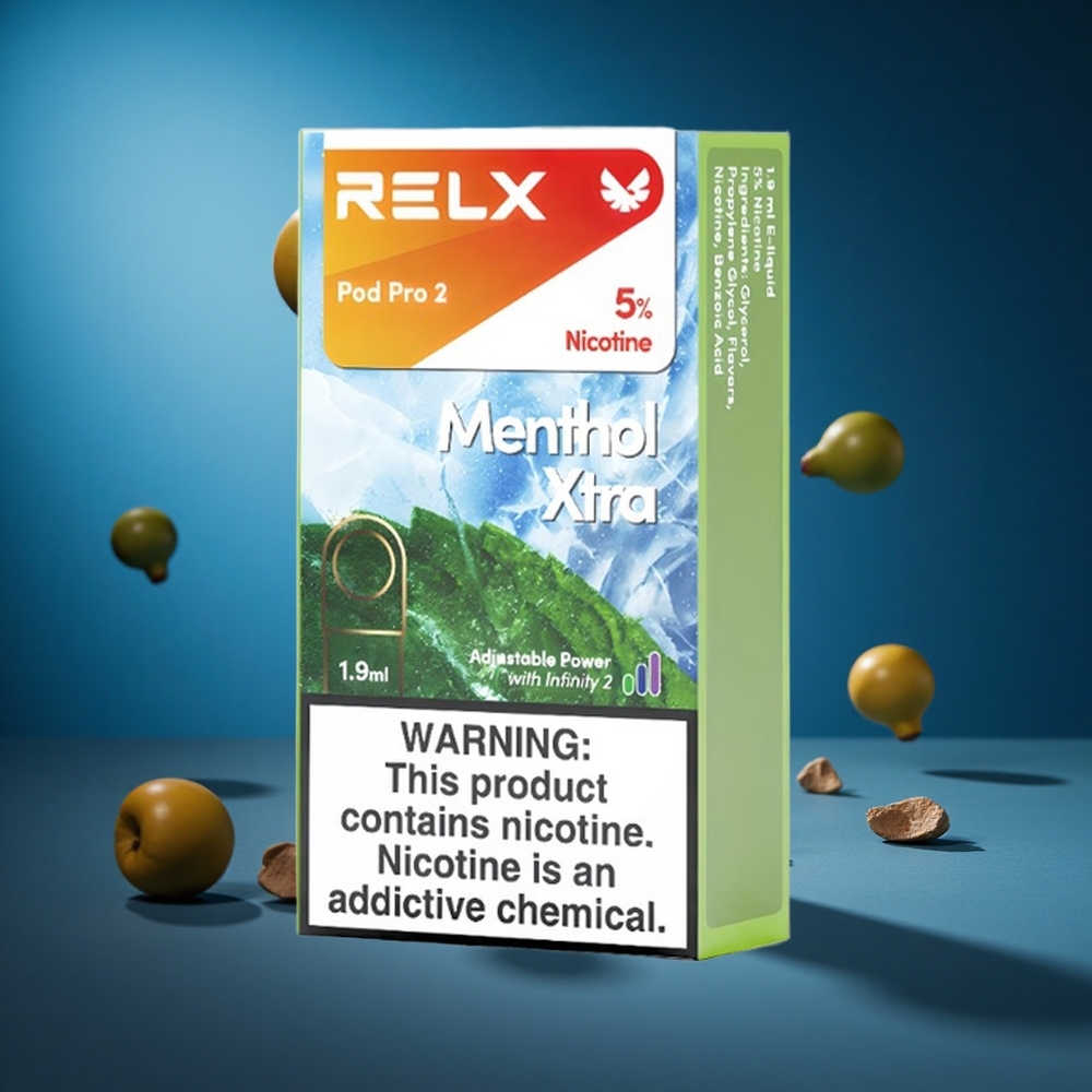 RELX Pod Pro 2 600 Puffs Mentol Xtra Slovenija vapes