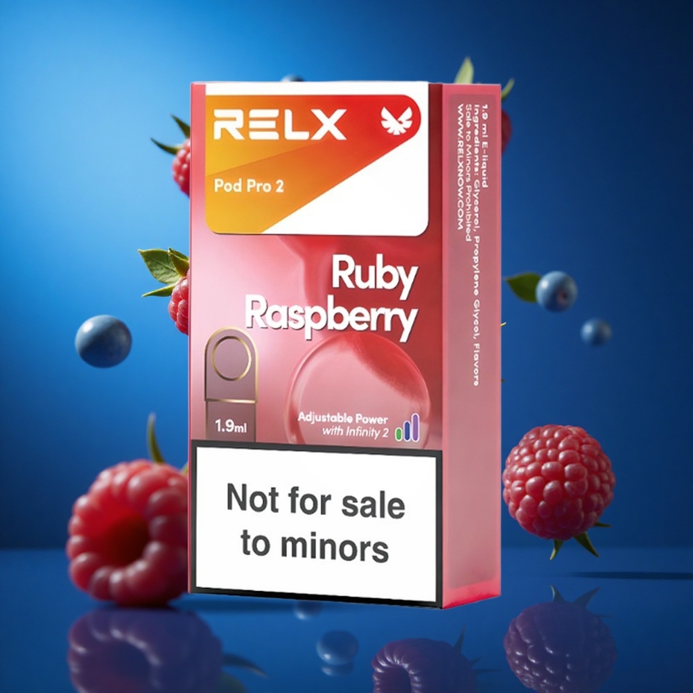 RELX Pod Pro 2 600 Puffs Modra malina Brez nikotina Slovenija vapes
