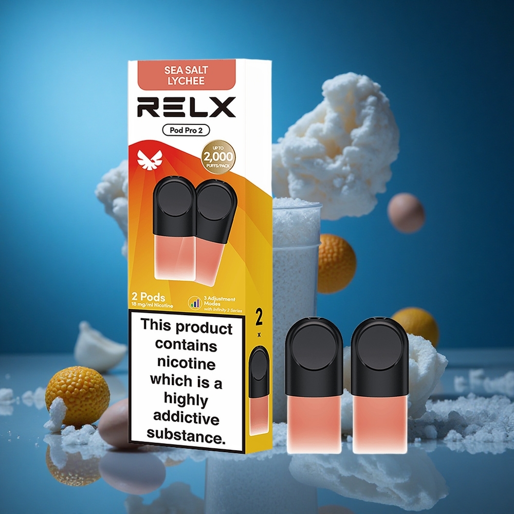 RELX Pod Pro 2 600 Puffs Morska sol liči Slovenija vapes