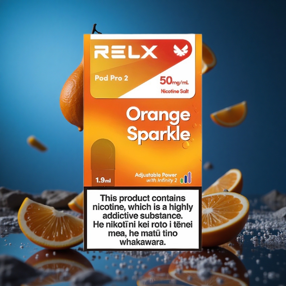 RELX Pod Pro 2 600 Puffs Oranžna iskra Slovenija vapes