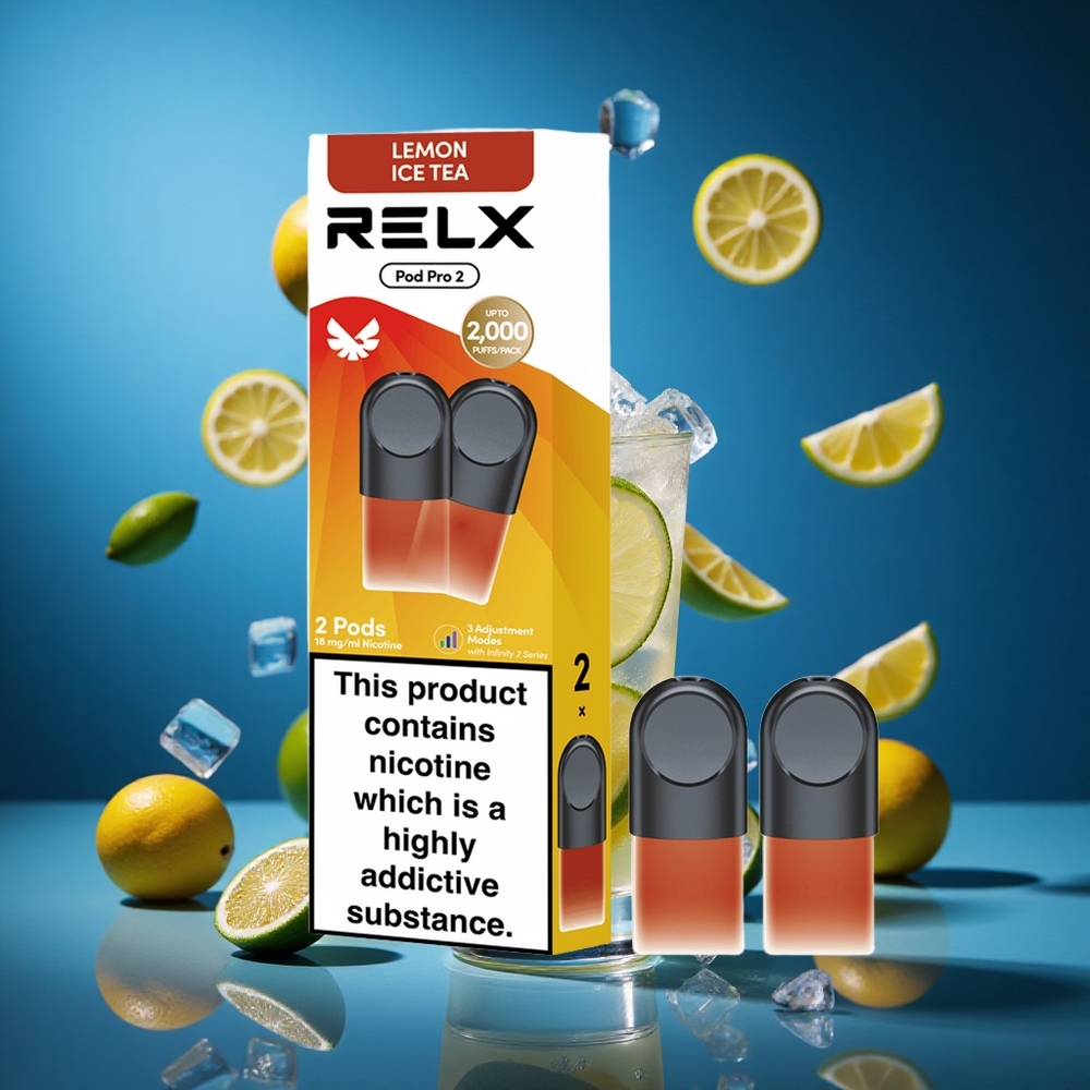 RELX Pod Pro 2 600 Puffs Čaj-Limonada Ledeni Čaj Slovenija vapes