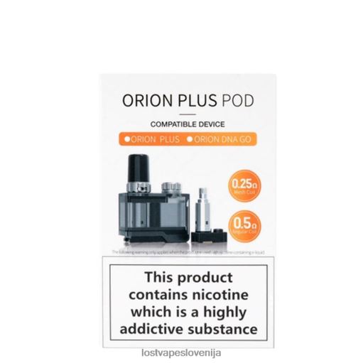 Lost Vape Pods Near Me 4XFR6407 | Lost Vape Orion plus paket kartuš DNK | vključuje 2 tuljavi redna