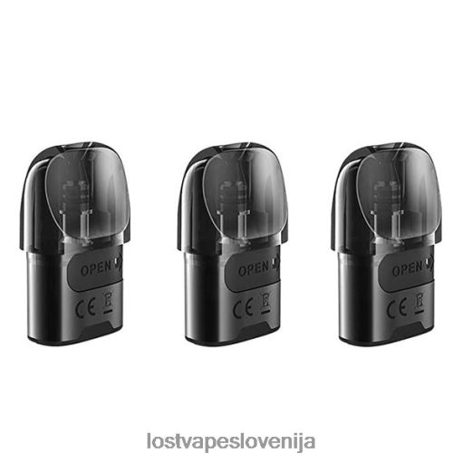 Lost Vape Near Me Slovenija 4XFR6126 | Lost Vape URSA nadomestni stroki | 2,5 ml (3 paketi) zelena 1.ohm
