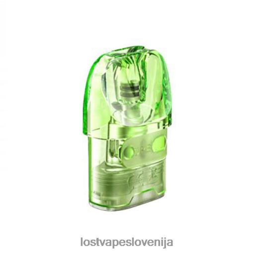 Lost Vape Wholesale 4XFR6213 | Lost Vape URSA nadomestni stroki zelena (2,5 ml prazen vložek za strok)