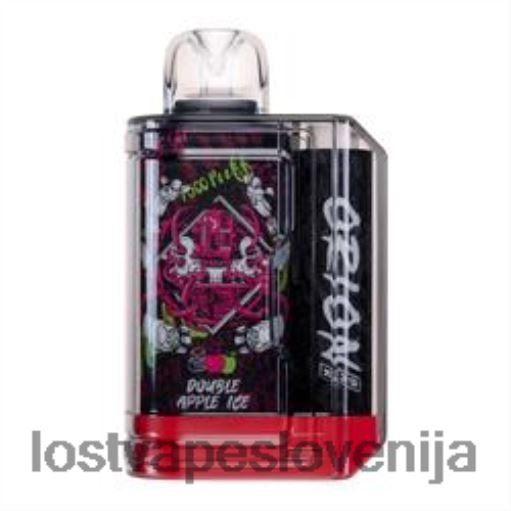 Lost Vape Customer Service 4XFR668 | Lost Vape Orion ploščica za enkratno uporabo | 7500 vdihov | 18 ml | 50 mg dvojni jabolčni led