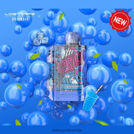 Lost Vape Customer Service 4XFR688 | Lost Vape Orion ploščica za enkratno uporabo | 7500 vdihov | 18 ml | 50 mg modra slurpee