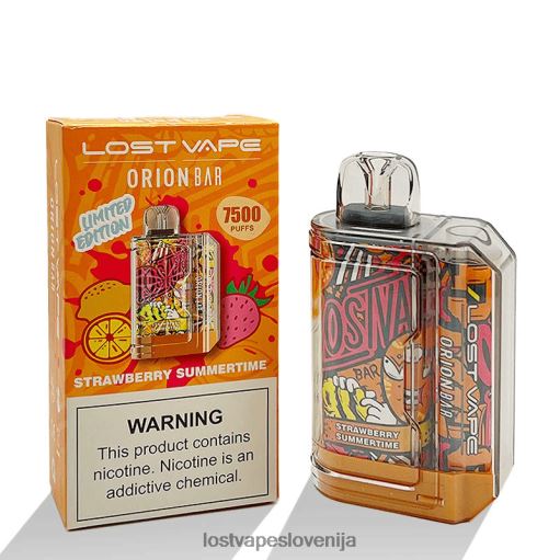 Lost Vape Customer Service 4XFR698 | Lost Vape Orion ploščica za enkratno uporabo | 7500 vdihov | 18 ml | 50 mg jagodno poletje
