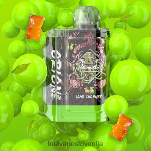 Lost Vape Price 4XFR679 | Lost Vape Orion ploščica za enkratno uporabo | 7500 vdihov | 18 ml | 50 mg gumijasti medvedek