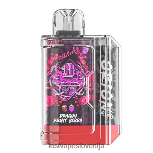 Lost Vape Review Slovenija 4XFR664 | Lost Vape Orion ploščica za enkratno uporabo | 7500 vdihov | 18 ml | 50 mg dragon fruit berry