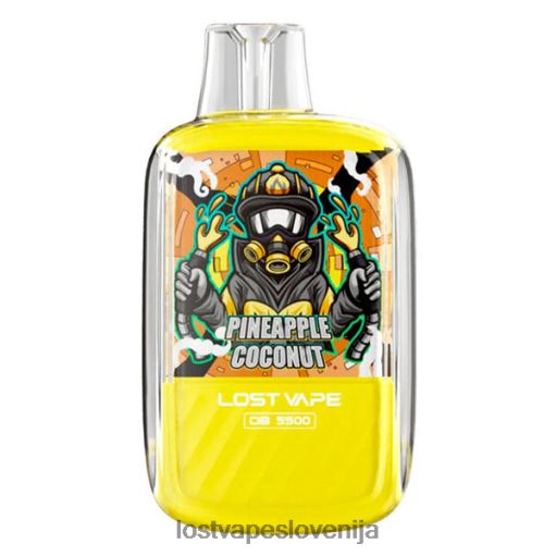Lost Vape Review Slovenija 4XFR6104 | Lost Vape Orion ob5500 5500 vpihov 14 ml 50 mg za enkratno uporabo ananas kokos